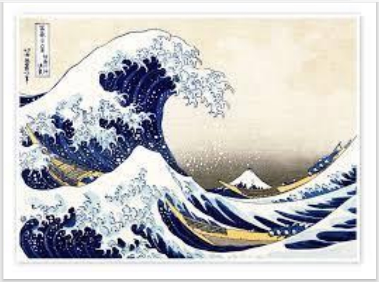 grande vague de kanagawa hokusai estampe celebre japon