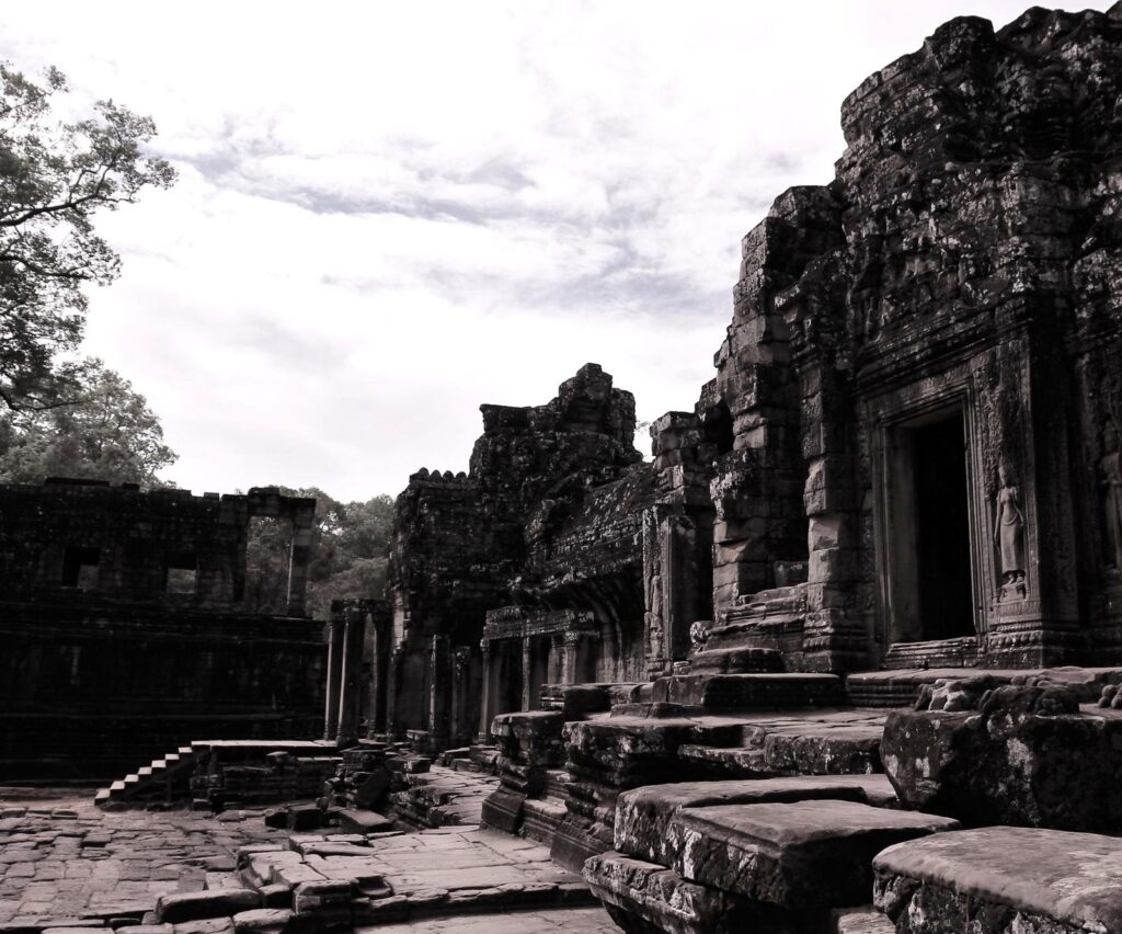 temple angkor cambodge audrey fario photo artistitique bnw 