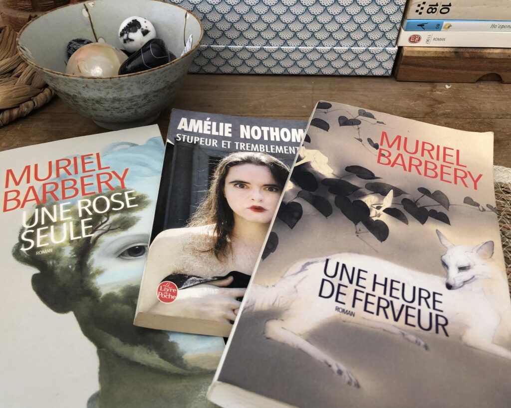 trois livres japon muriel barbery amelie nothomb