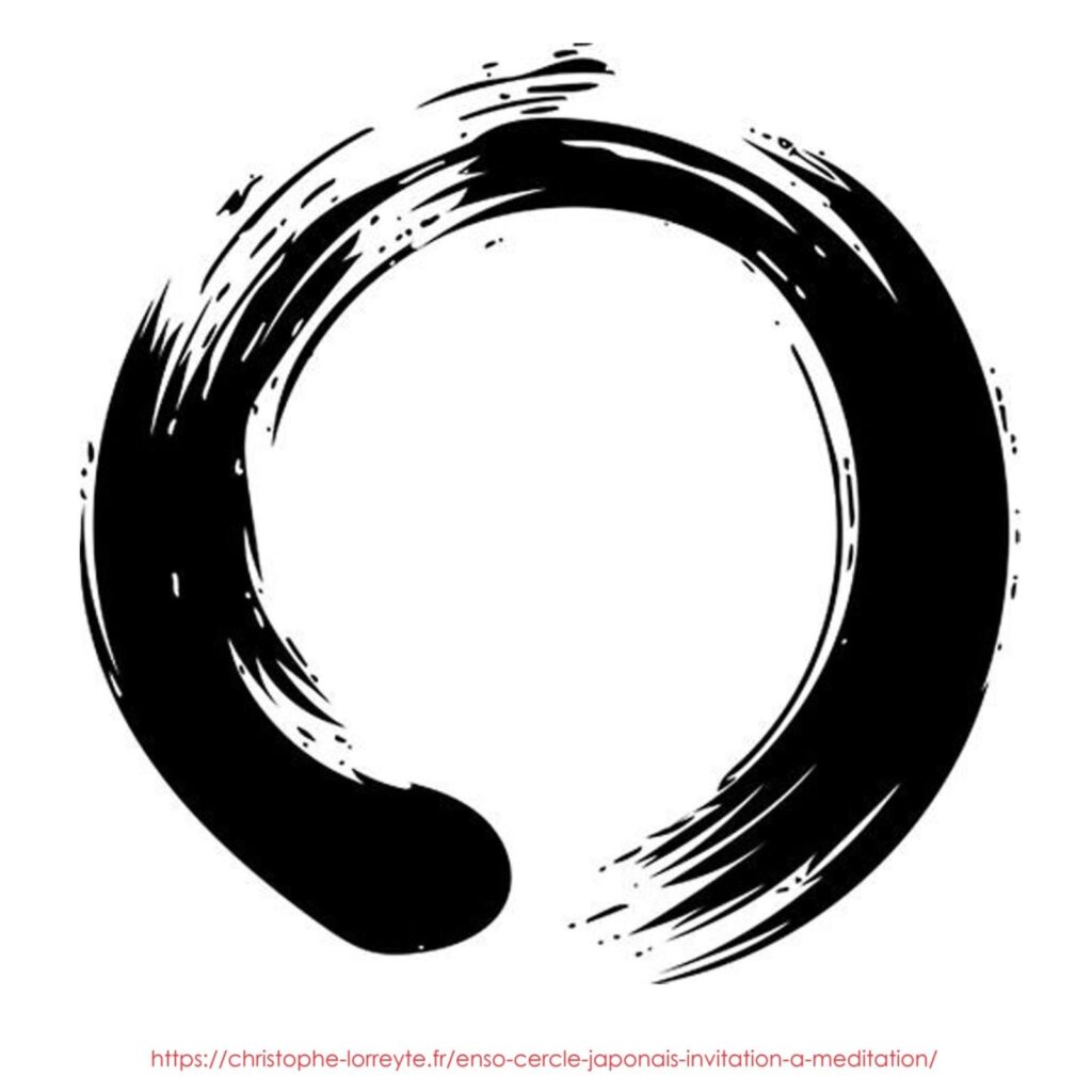 ENSO CERCLE ZEN NOIR