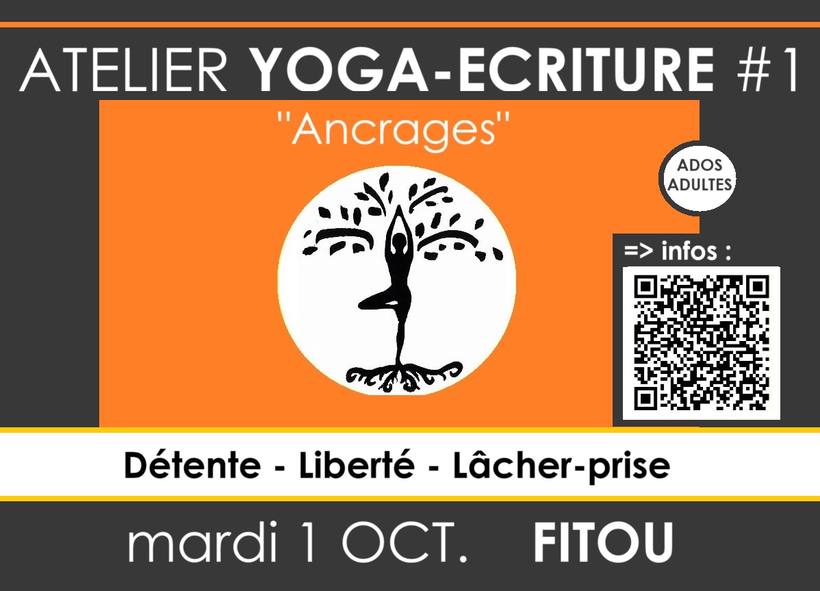 ENCART flyer atelier yoga ecriture