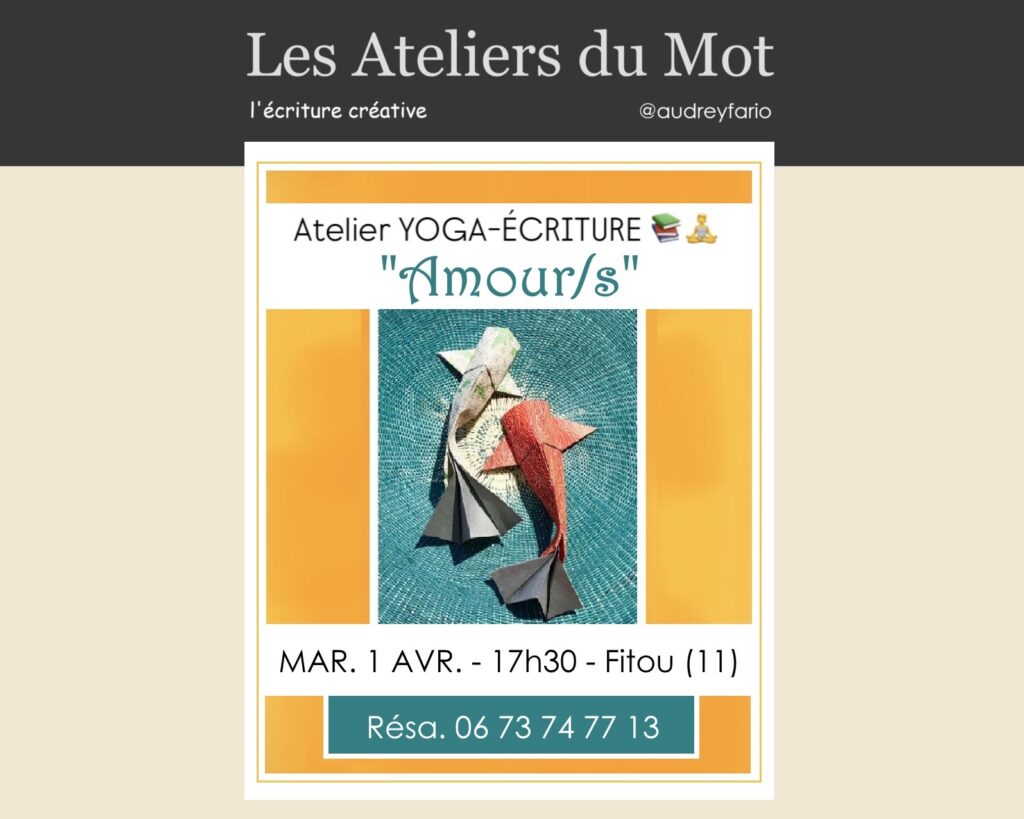 atelier yoga écriture bbliotherapie bibliotherapy bibliocreatif audreyfario fario audrey langage socio emotionnel aurelie louvel